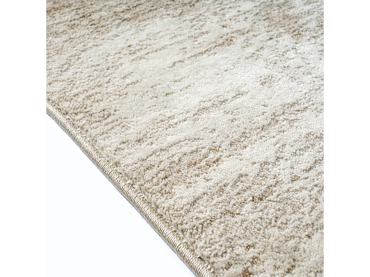 Tapis Flowline Salon Moderne Design, Beige, 200 x 290 cm