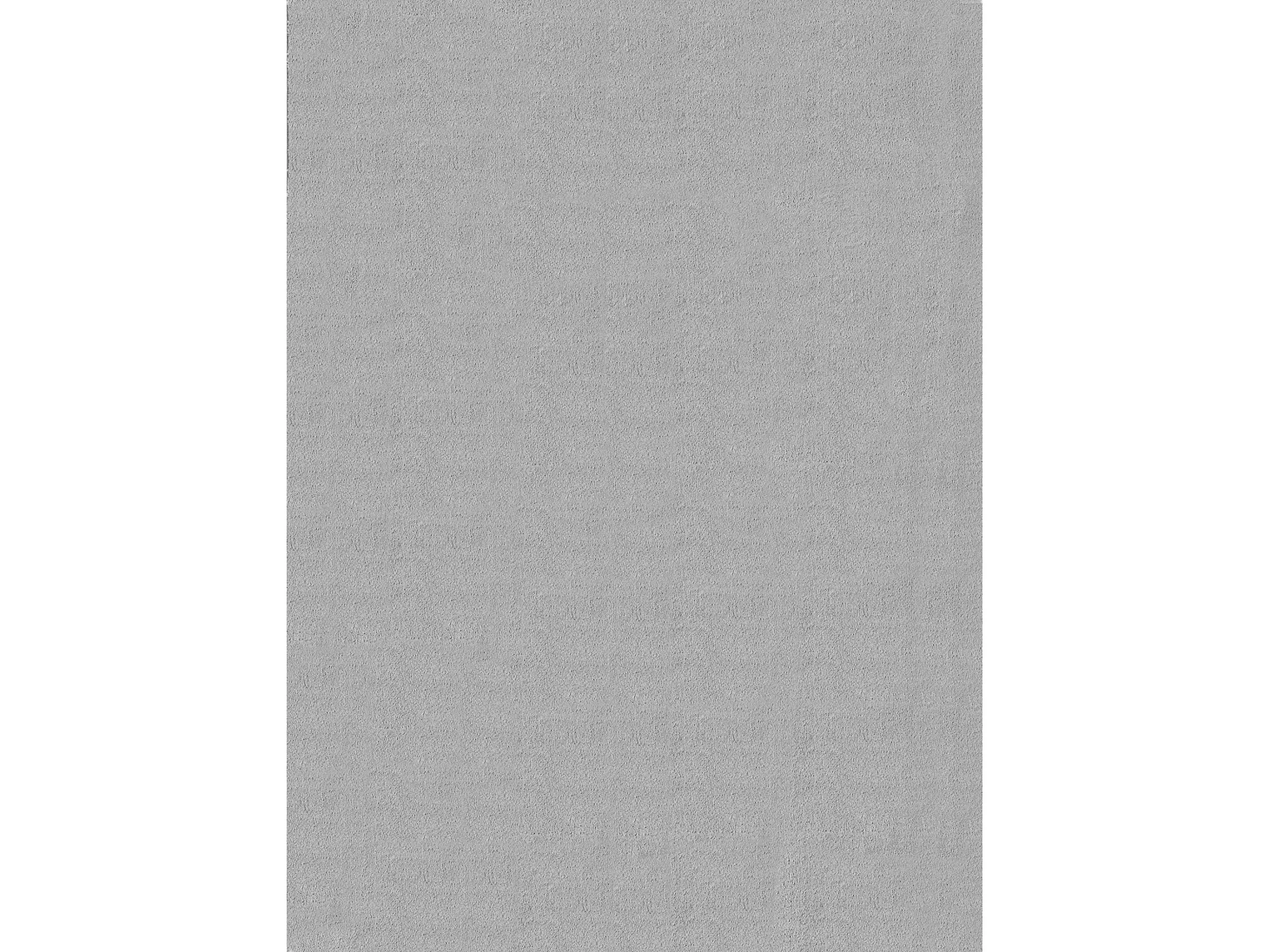 Tapis Cosy doux lavable uni, gris, 80 x 300 cm
