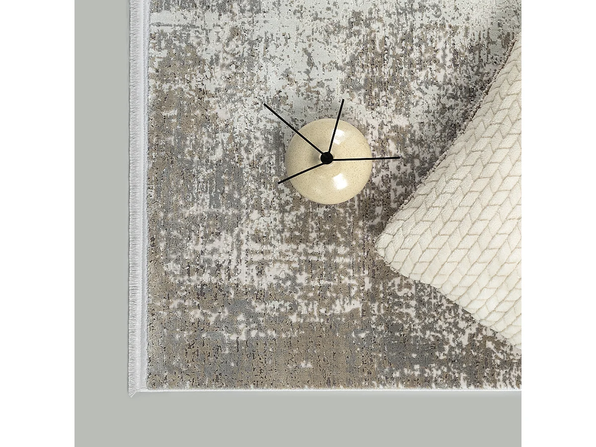 Tapis Fabia Luxe Modern Franges, beige, 80 x 300 cm