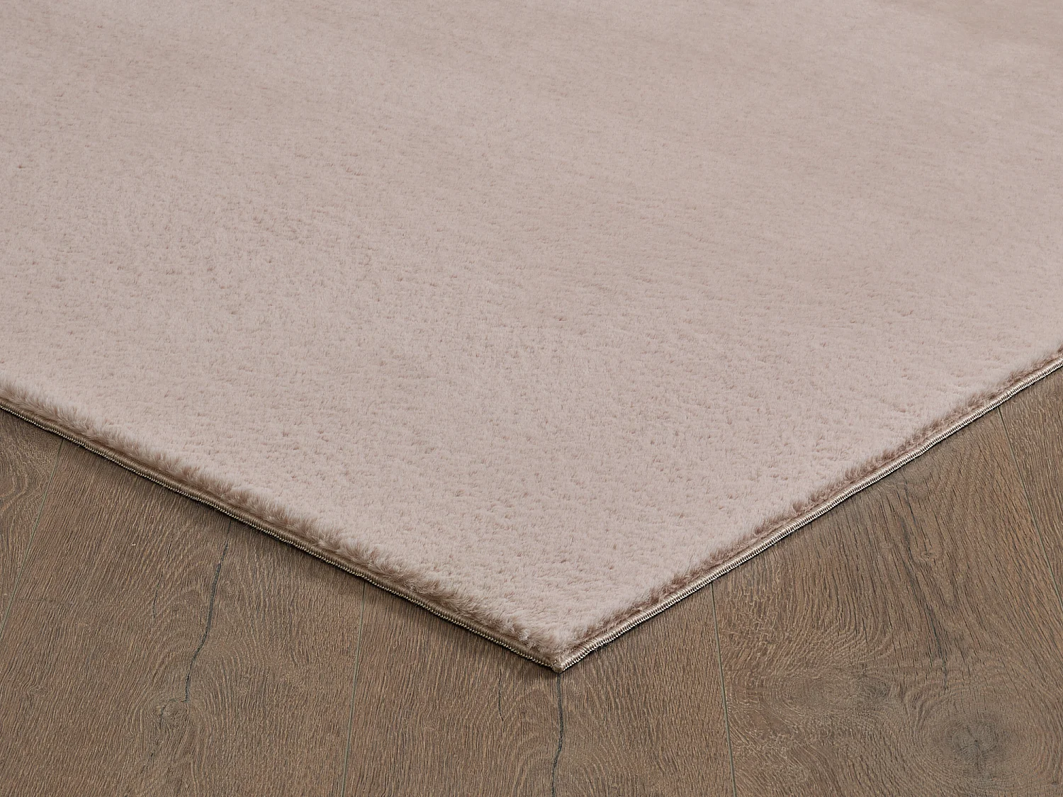 Tapis Cosy doux lavable uni, rose, 80 x 150 cm