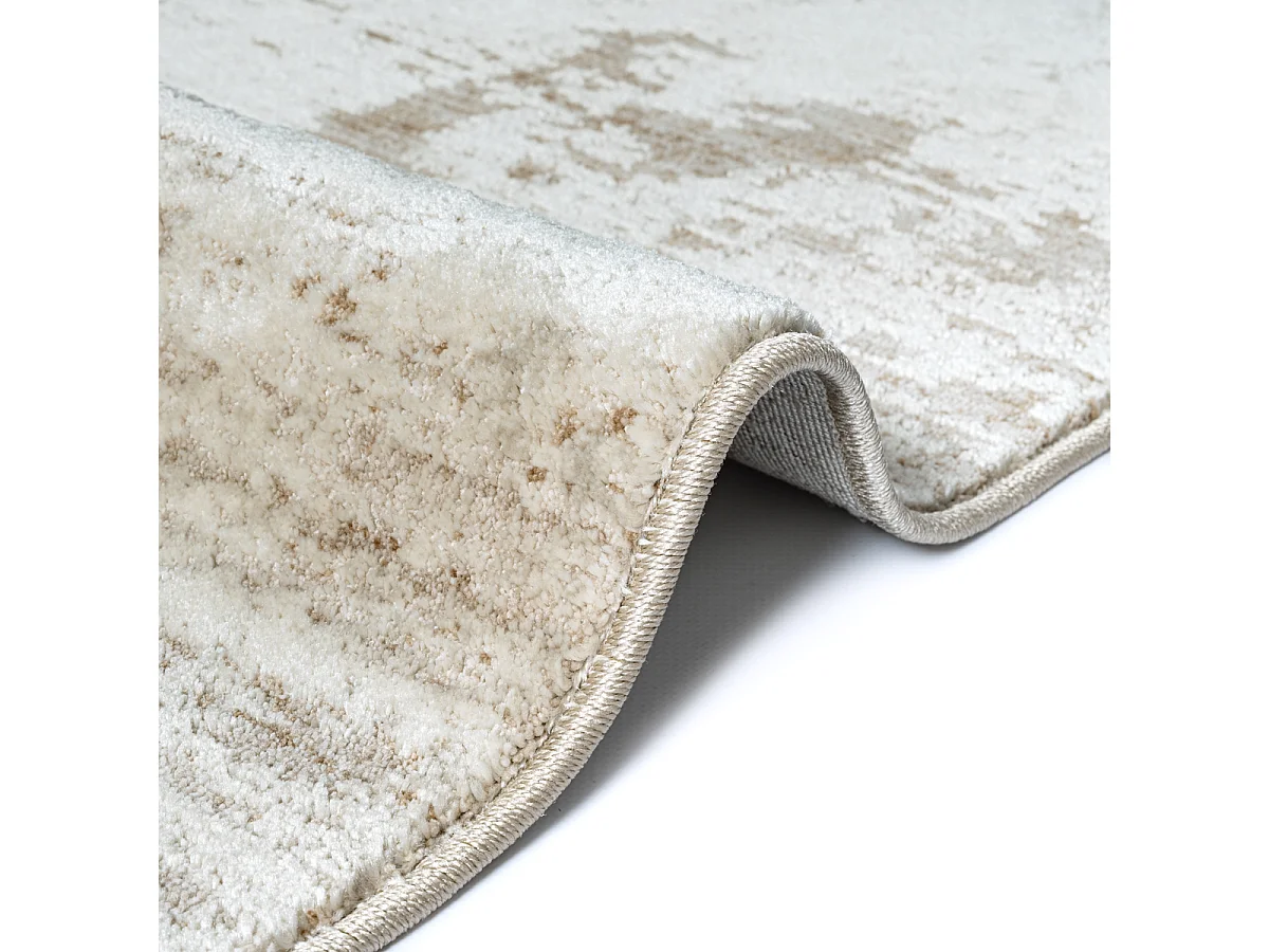 Tapis Flowline Salon Moderne Design, Beige, 120 x 160 cm