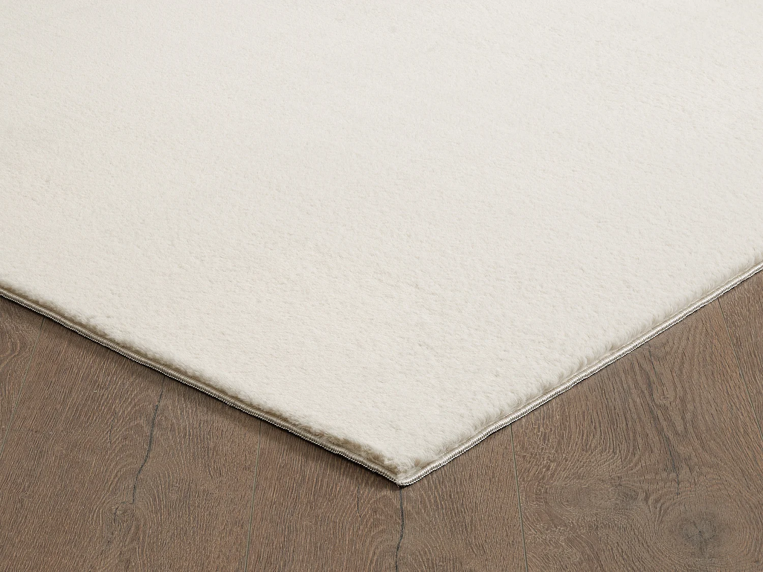 Tapis Cosy doux lavable uni, beige, 80 x 150 cm