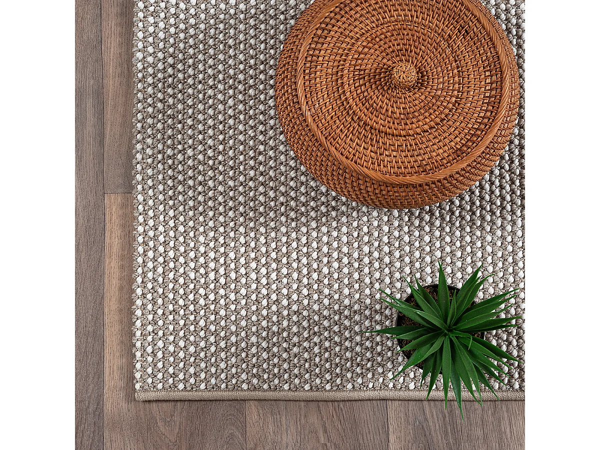 Tapsis Mirella Salon Design Moderne, beige, 120 x 160 cm