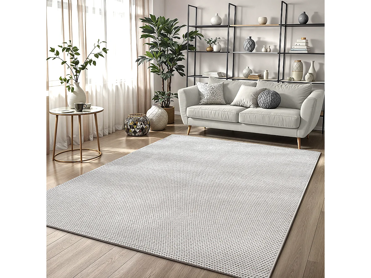 Tapsis Mirella Salon Design Moderne, crème, 120 x 160 cm