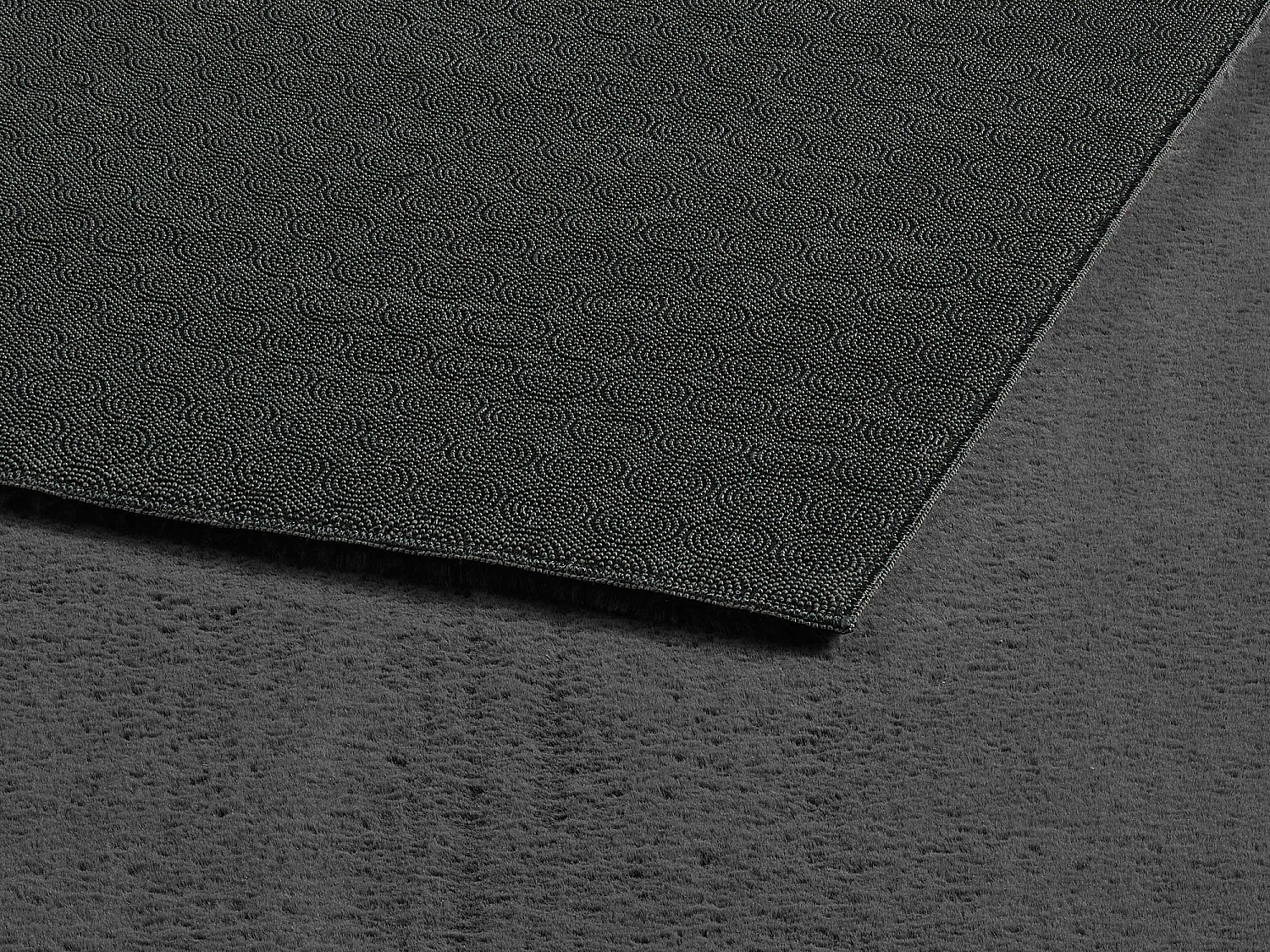 Tapis Cosy doux lavable uni, anthracite, 120 x 160 cm