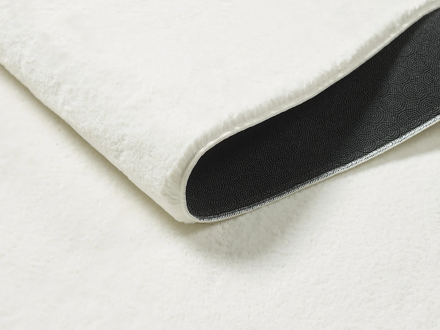 Tapis Cosy doux lavable uni, creme, 200 x 280 cm