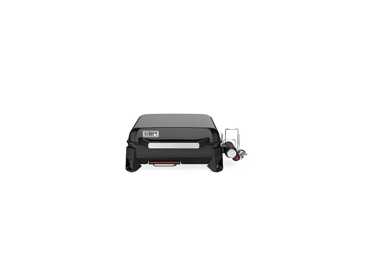 Weber Portable Gas Plancha Grill 3kW 43x41cm Schwarz Tischgrill mit schneller Aufheizung bis zu 260°C