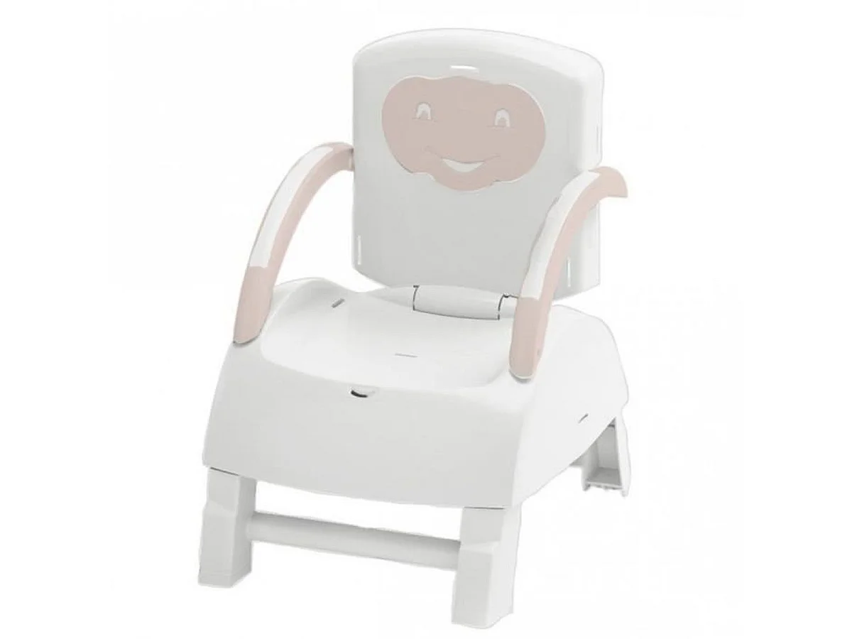 THERMOBABY Babytop réhausseur de chaise portable marron glacé / blanc cassé