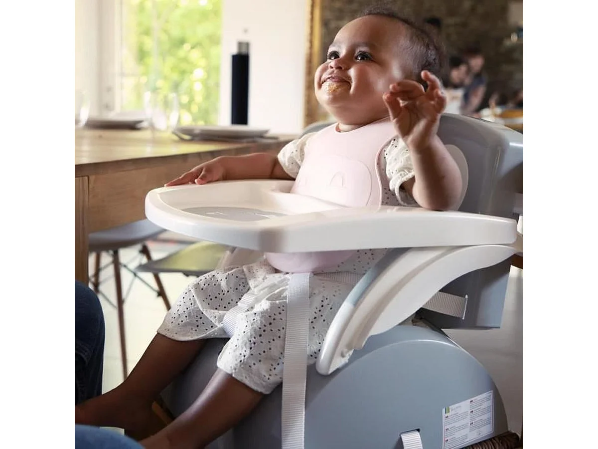 THERMOBABY Babytop réhausseur de chaise portable marron glacé / blanc cassé