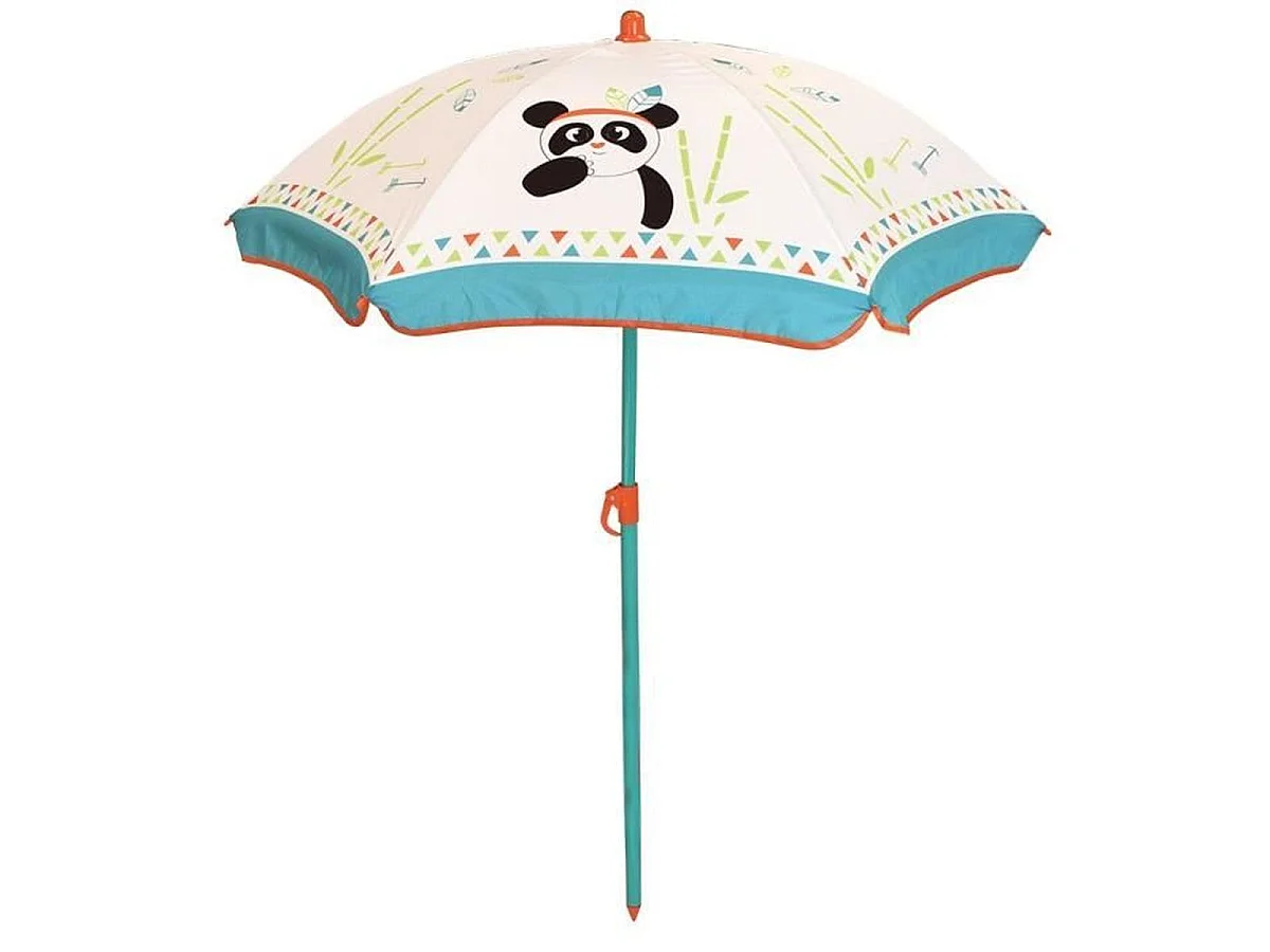 FUN HOUSE INDIAN PANDA - Table de pique-nique enfant en bois avec parasol