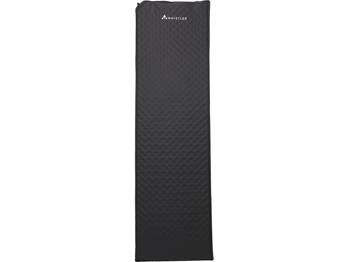 WHISTLER Garibaldi Matelas autogonflant camping 183x51x3 cm - 1 place, noir