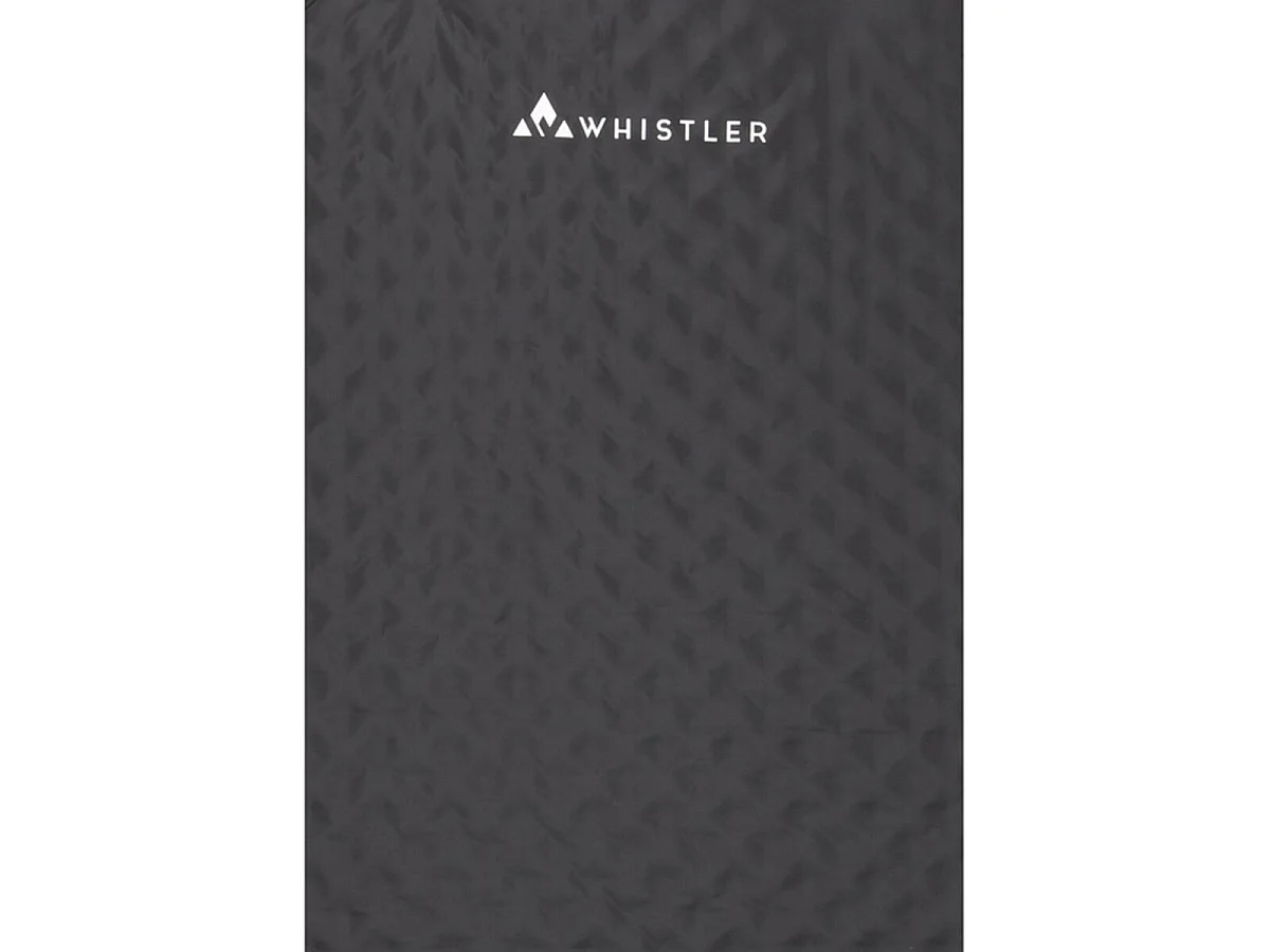 WHISTLER Garibaldi Matelas autogonflant camping 183x51x3 cm - 1 place, noir