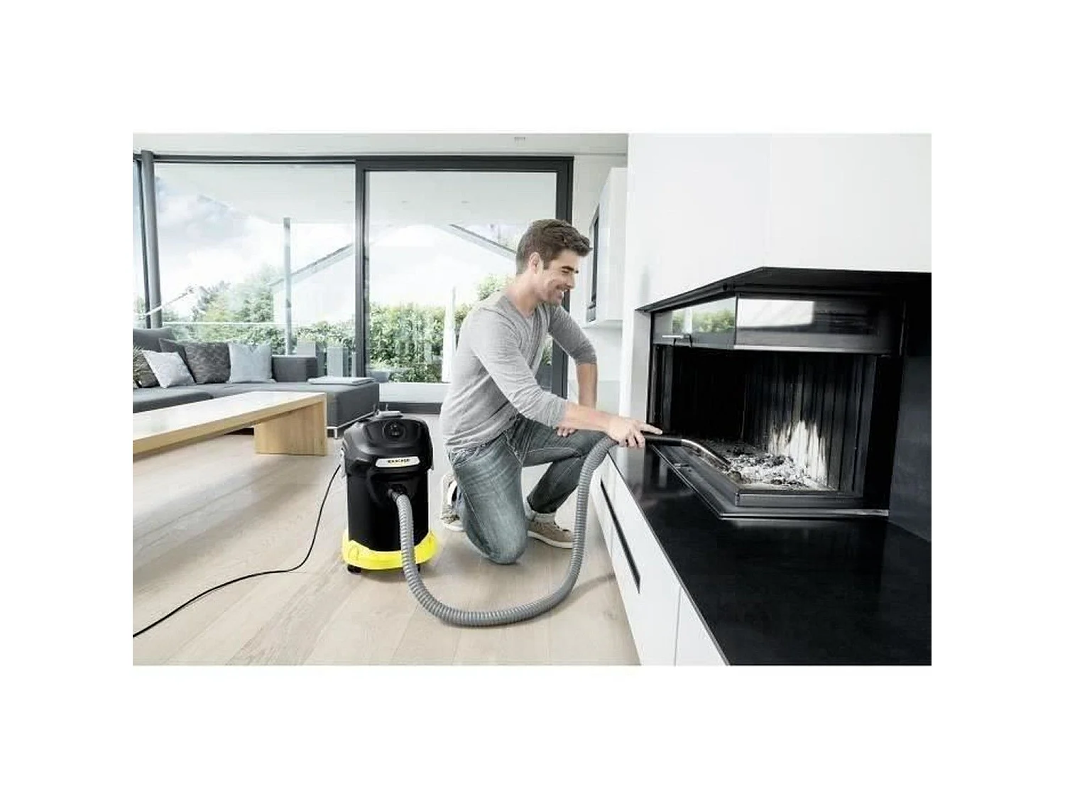 Aspirateur cendres et poussières AD 4 Premium - Cuve métal 17 L - 600W
