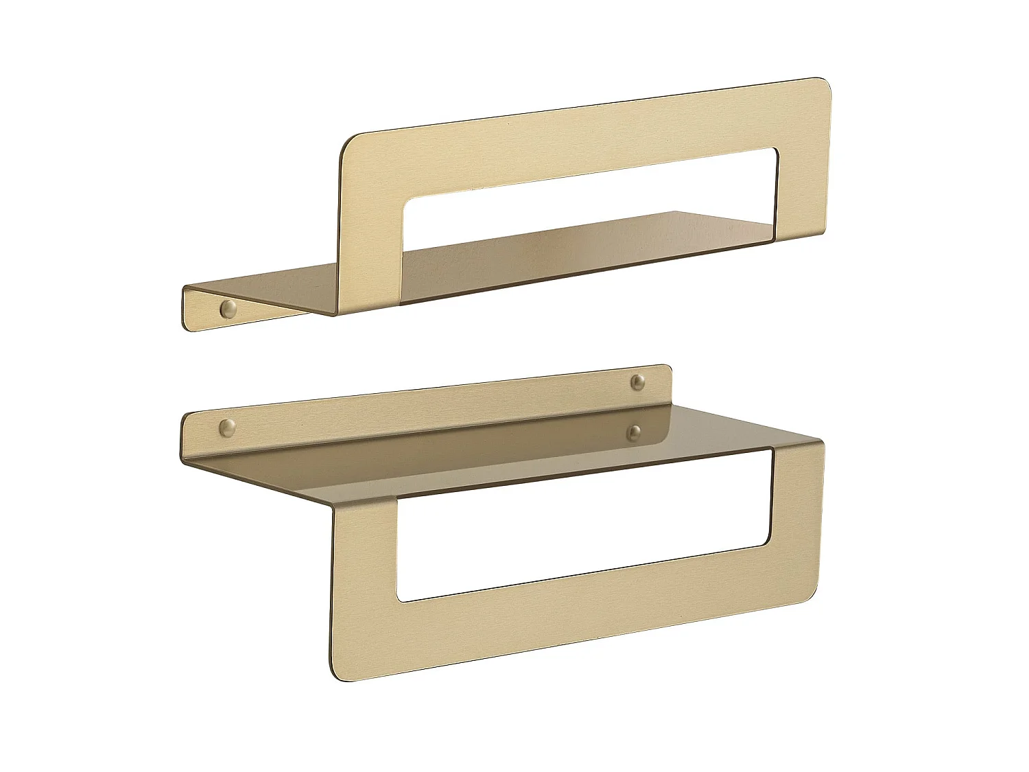 Étagère De Douche Avec Porte-Serviettes 30 Cm Or Mat | Camelia
