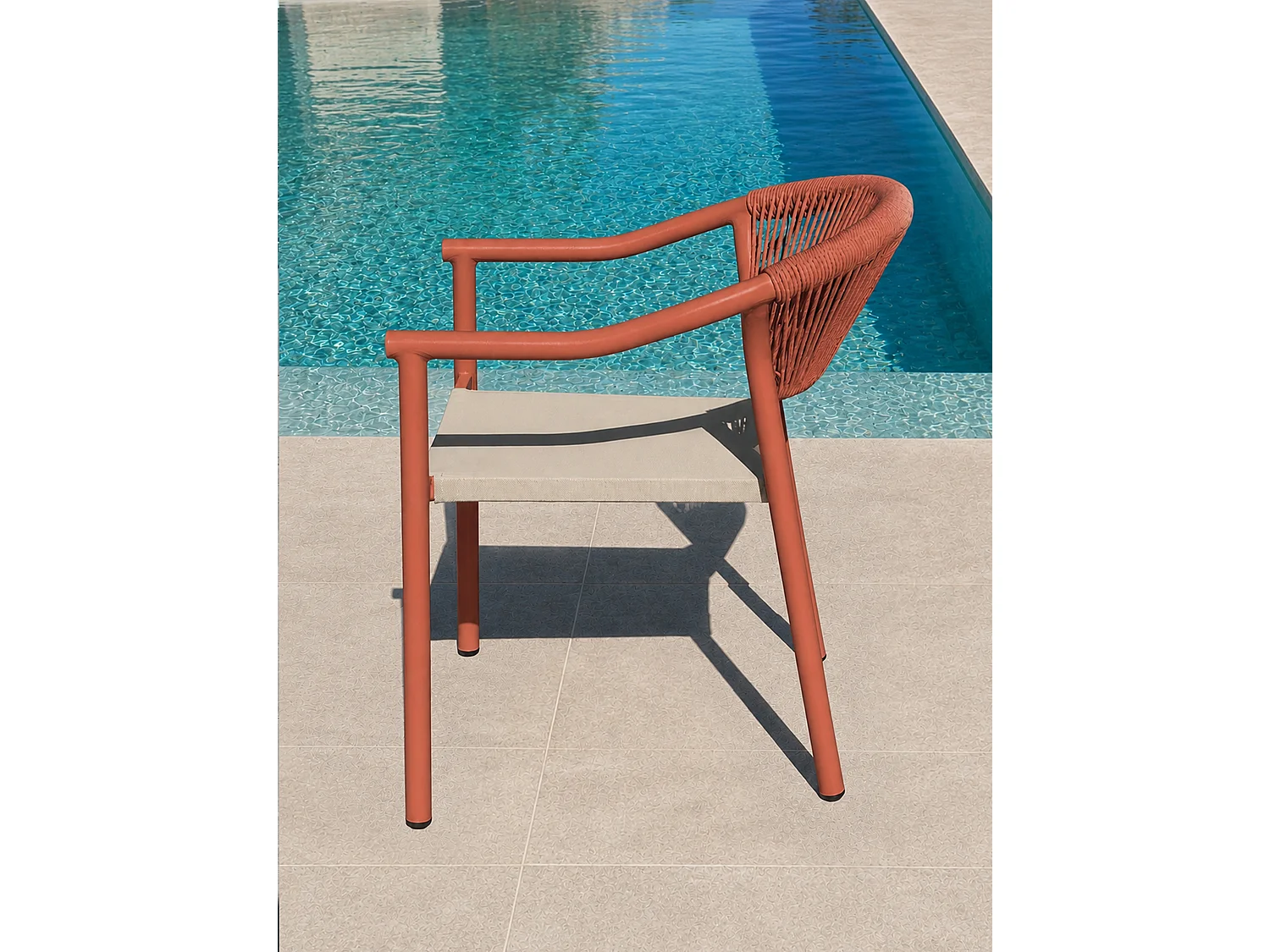 Set van 2 tuinstoelen - Terracotta - SUMBA
