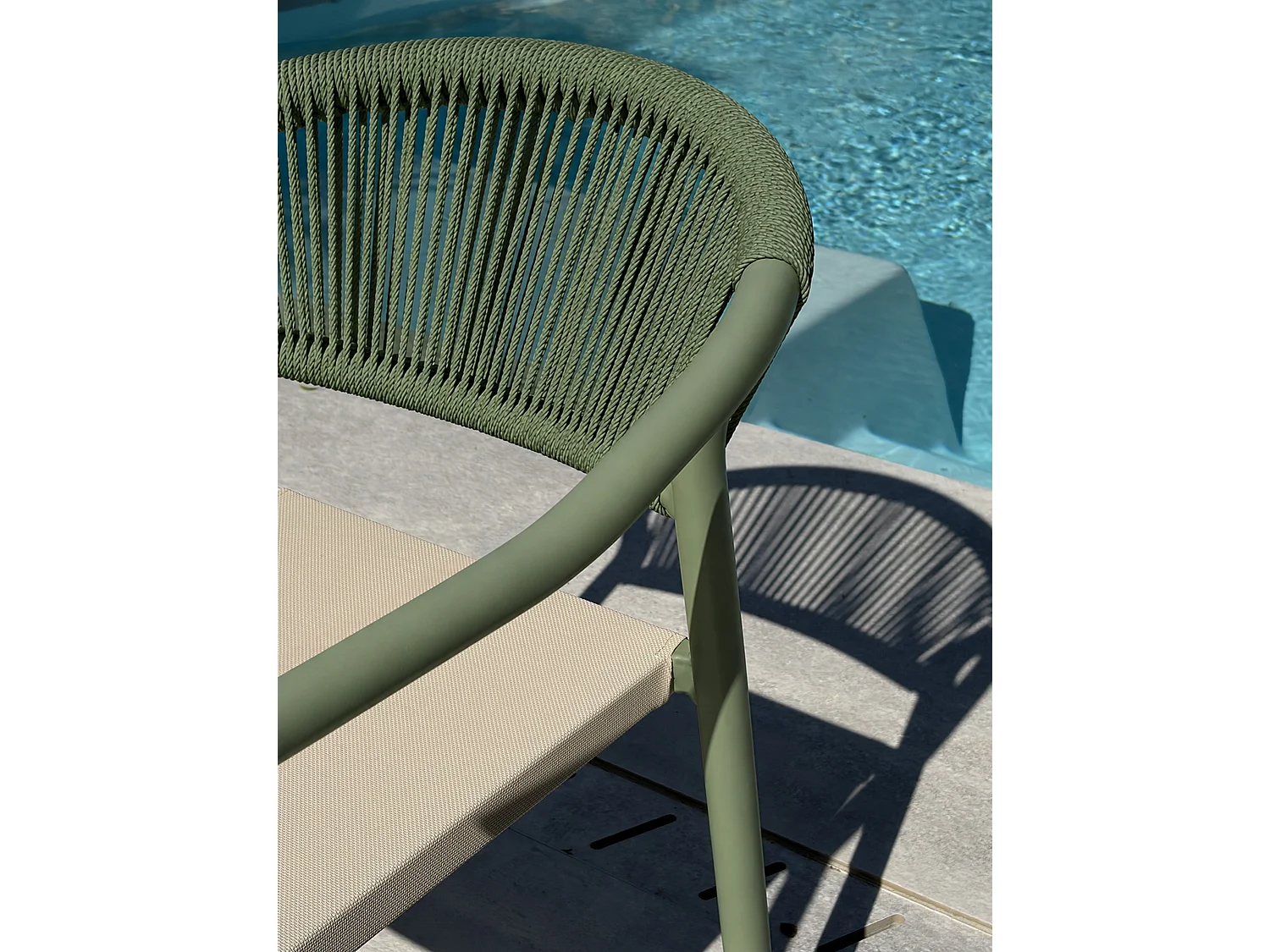 Set van 2 tuinstoelen - Olijfgroen - SUMBA