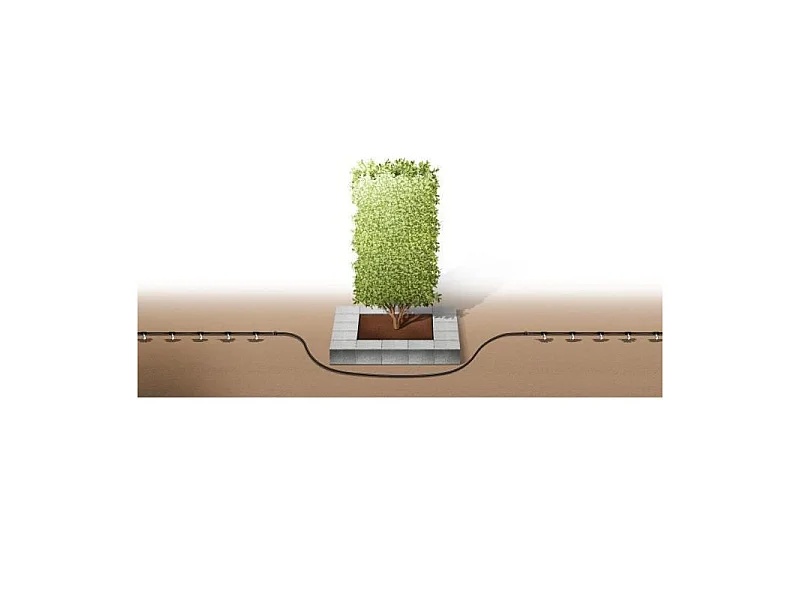 Gardena Micro-Drip-System Filas Plantadas S - Kit de Riego de 15m con Goteros de Superficie