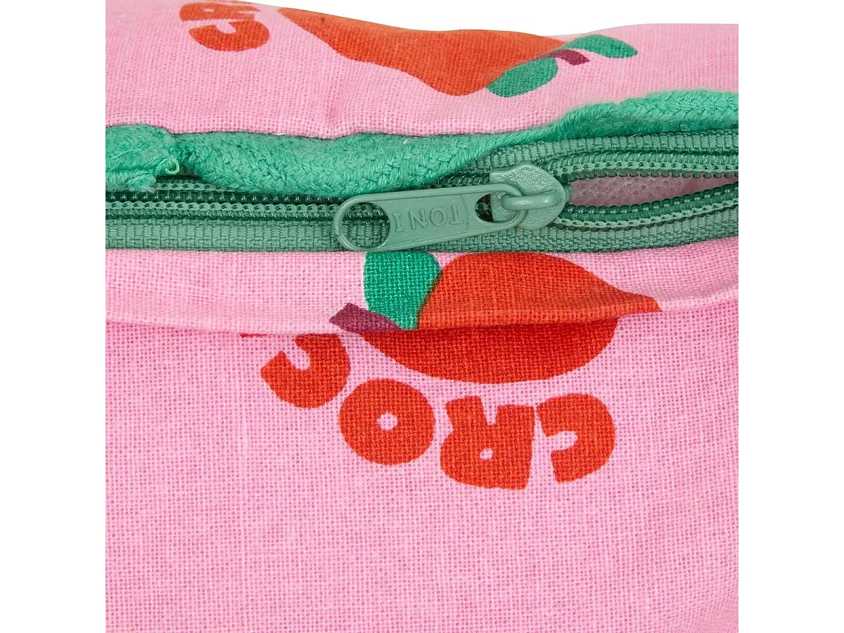 Coussin Enfant Tufté "Chachapop" 40x40cm Multicolore