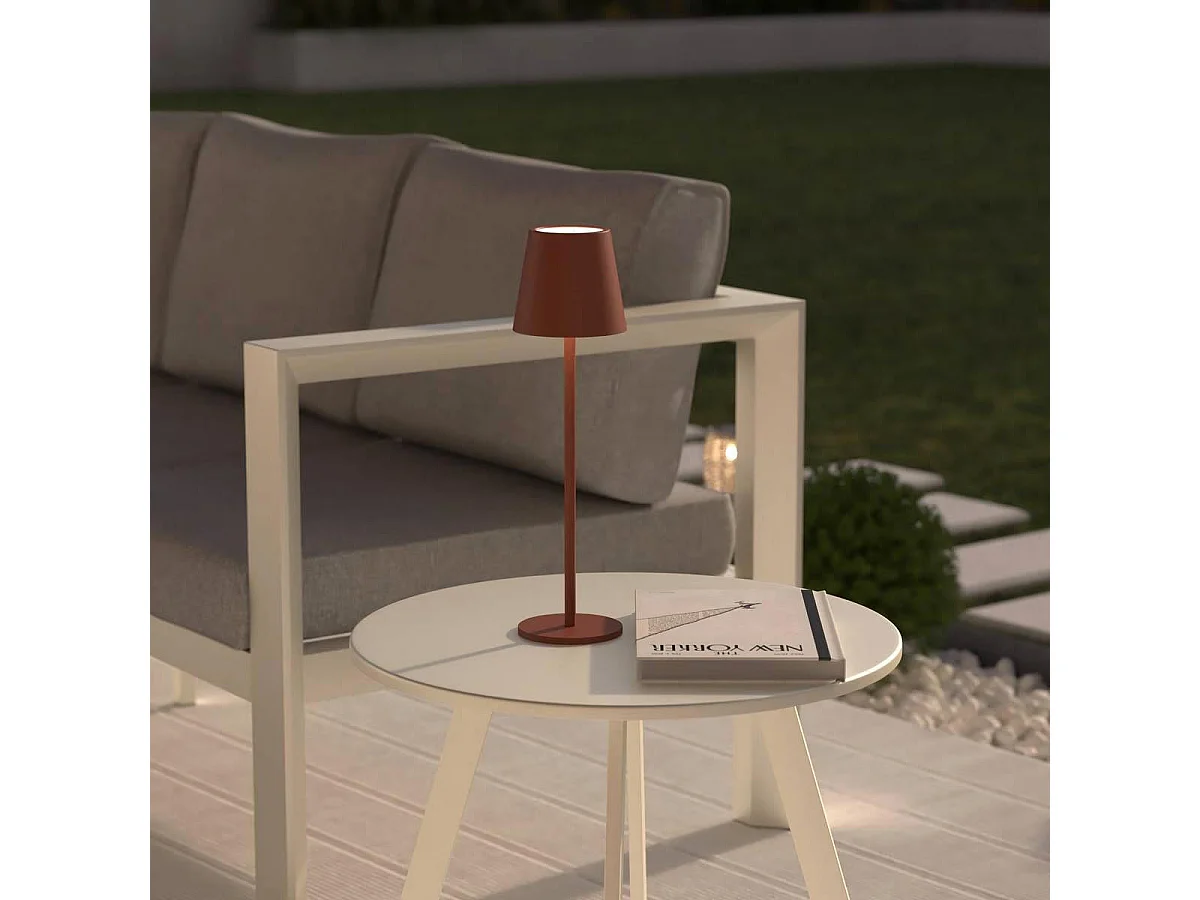 Lampe d'Extérieur en Métal "Cody" 37cm Marron