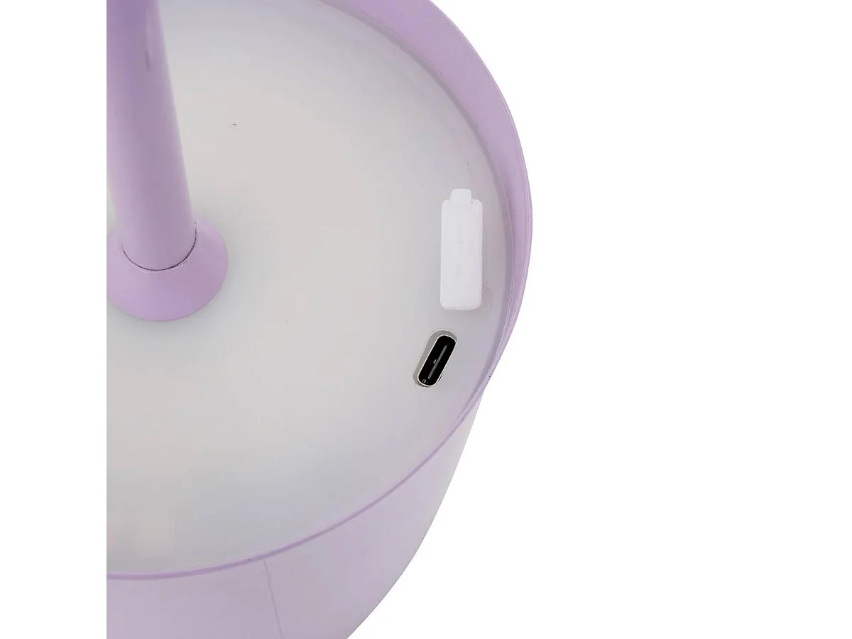 Lampe d'Extérieur en Métal "Cody" 37cm Lilas