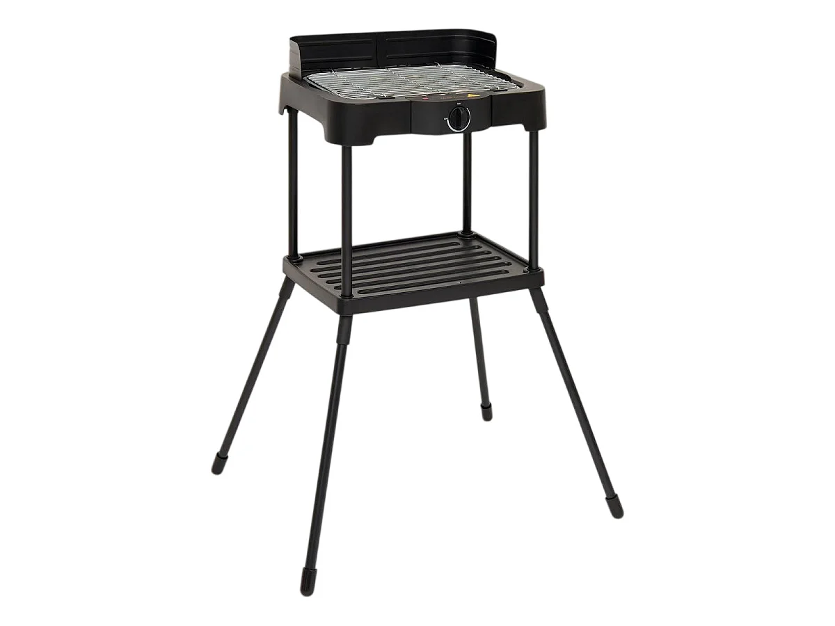 Barbecue Électrique sur Pieds "Grille" 92cm Noir
