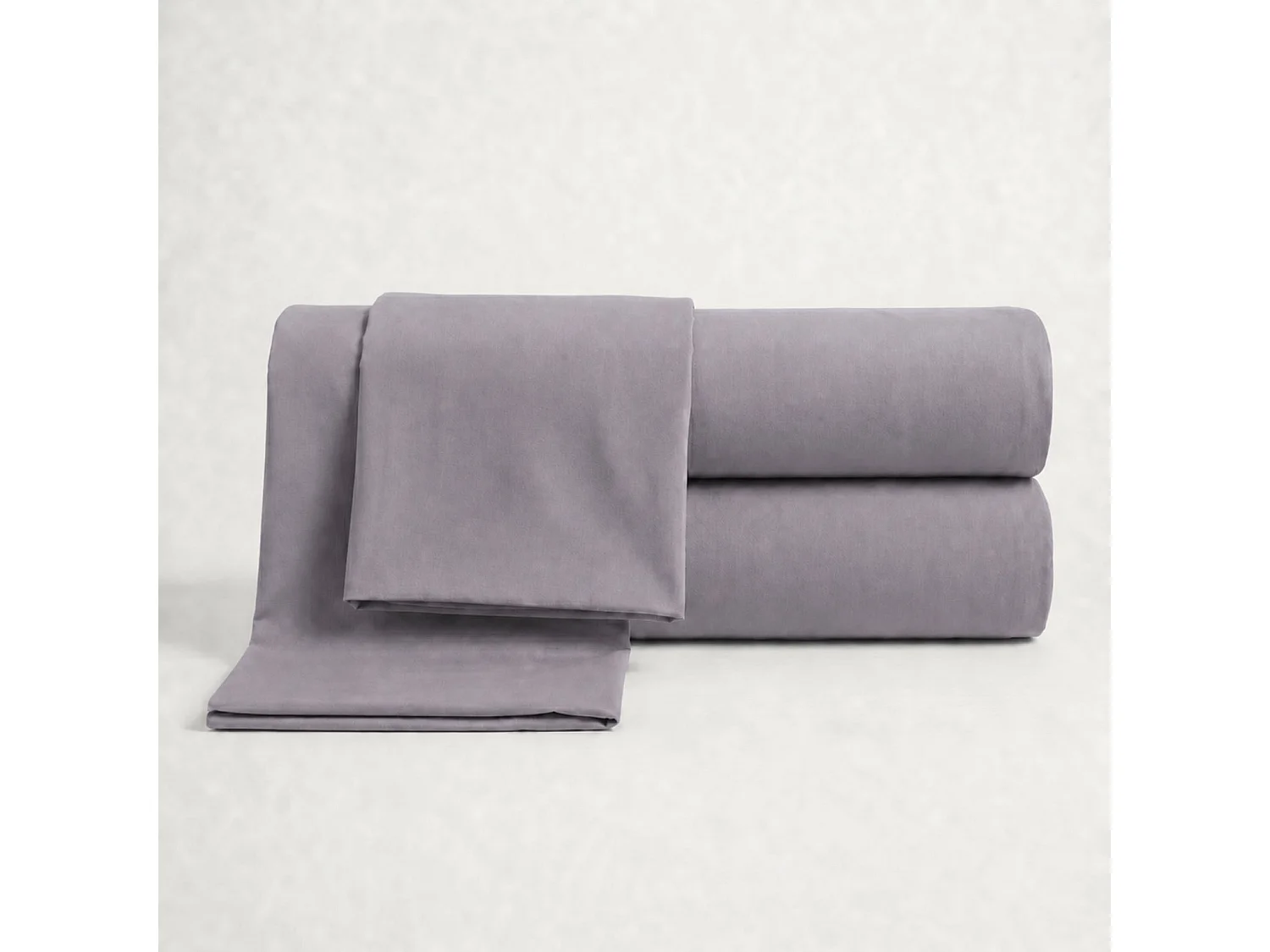 Lakenset Eenpersoons 100% Katoen Percal 200 TC Donkergrijs | Hoeslaken 90x200 cm, Laken 160x295 cm, Steghoogte 28 cm en 1 Kussensloop | Made in Italy