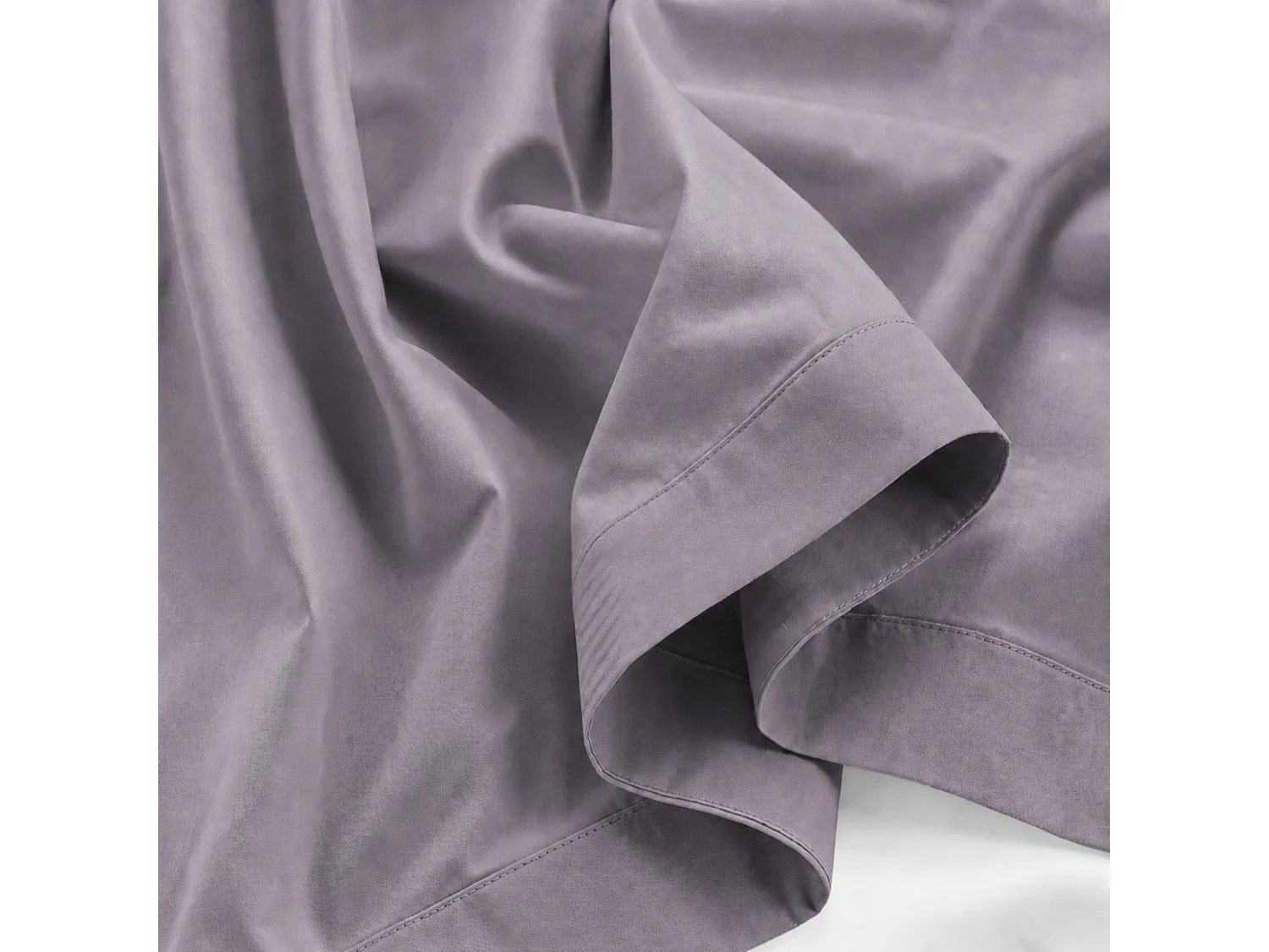 Lakenset Eenpersoons 100% Katoen Percal 200 TC Donkergrijs | Hoeslaken 90x200 cm, Laken 160x295 cm, Steghoogte 28 cm en 1 Kussensloop | Made in Italy