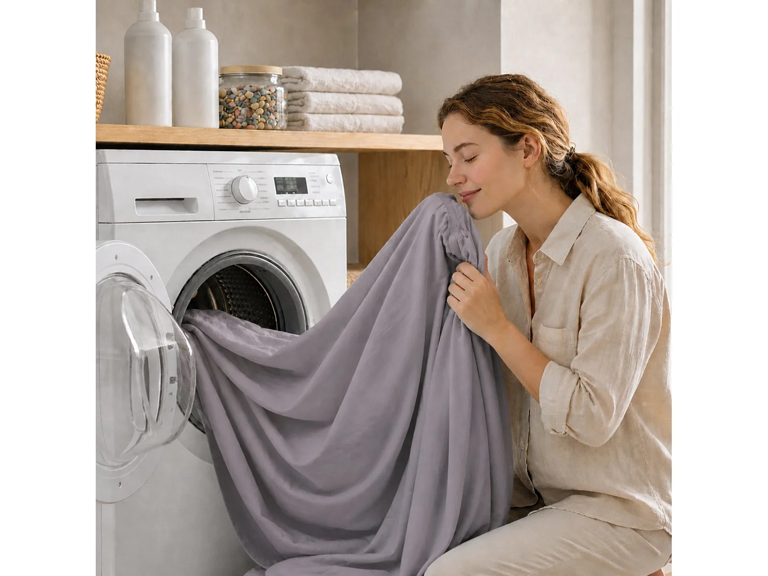 Lakenset Eenpersoons 100% Katoen Percal 200 TC Donkergrijs | Hoeslaken 90x200 cm, Laken 160x295 cm, Steghoogte 28 cm en 1 Kussensloop | Made in Italy