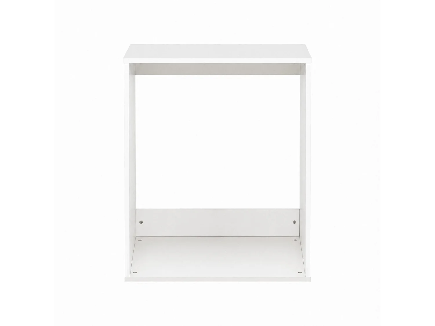 The White Stone Mobile Copri Asciugatrice Salvaspazio | Copertura Asciugatrice per Arredo Lavanderia | Mobile Protezione Asciugatrice per Bagno e Lavanderia Bianco