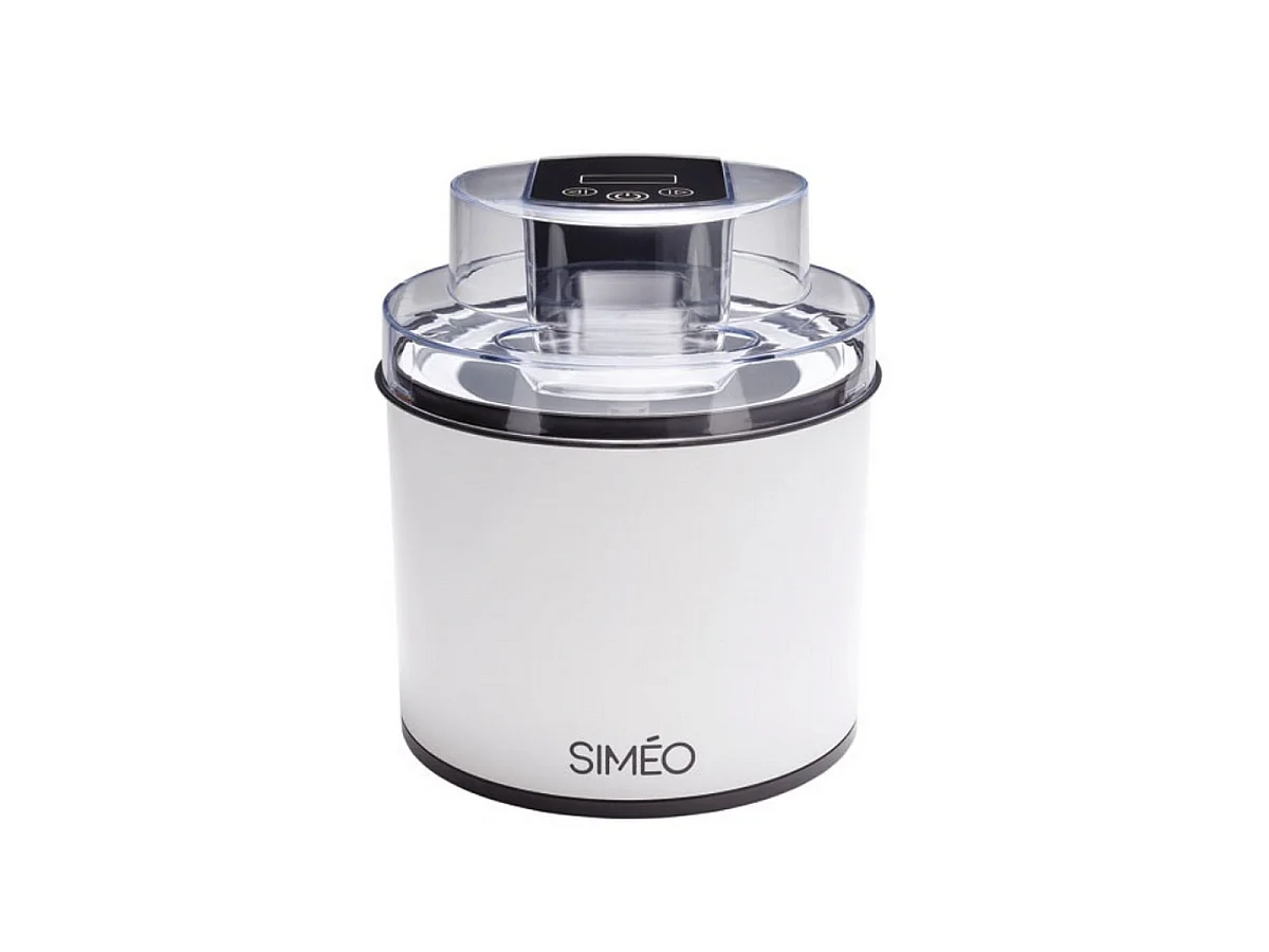 Simeo Sorbetiere 2l double rotation blanc - SOP260
