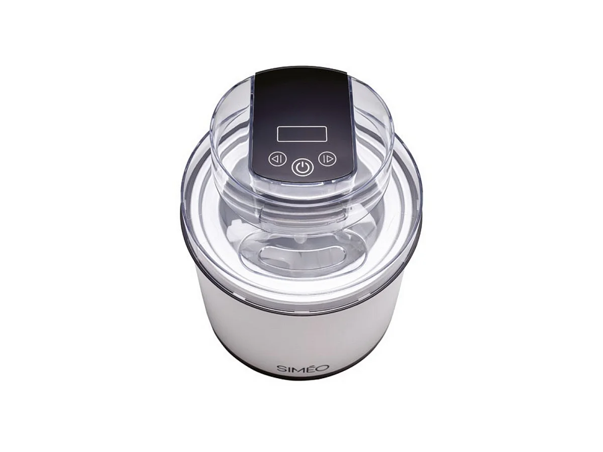 Simeo Sorbetiere 2l double rotation blanc - SOP260