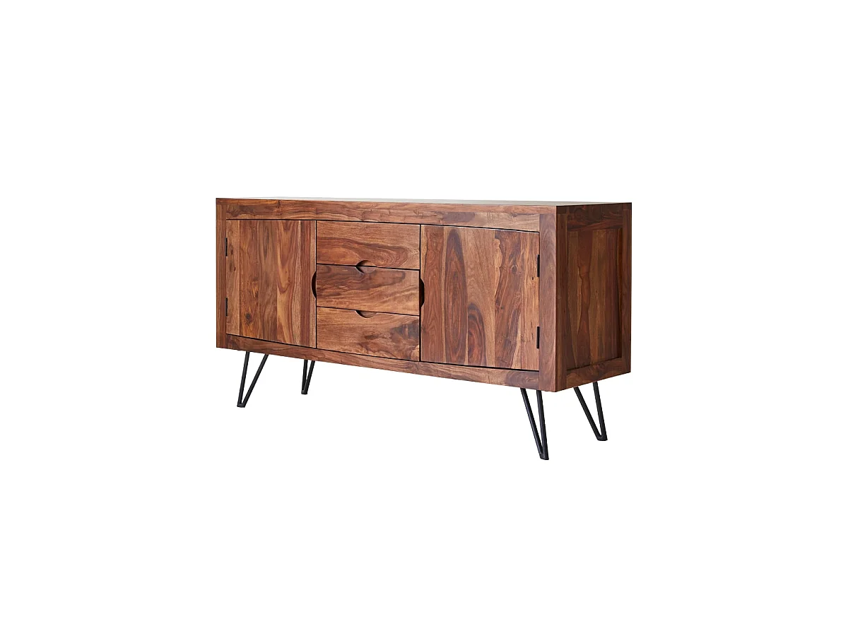 Buffet in legno massello  di palissandro 150cm design