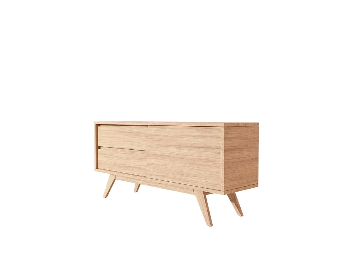 Buffet en bois de chêne 130 Esmée