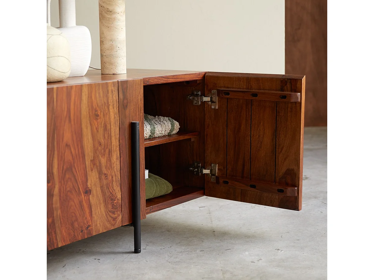Credenza bassa in legno di palissandro 165 Honorine