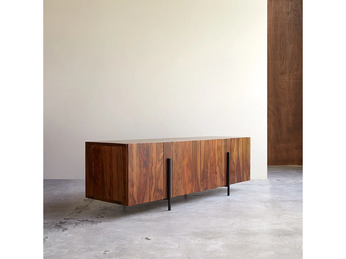 Credenza bassa in legno di palissandro 165 Honorine