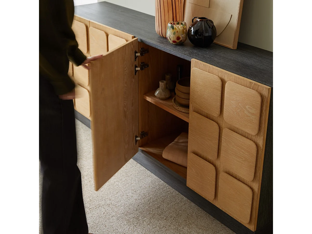 César - Madia in rovere, 200 cm