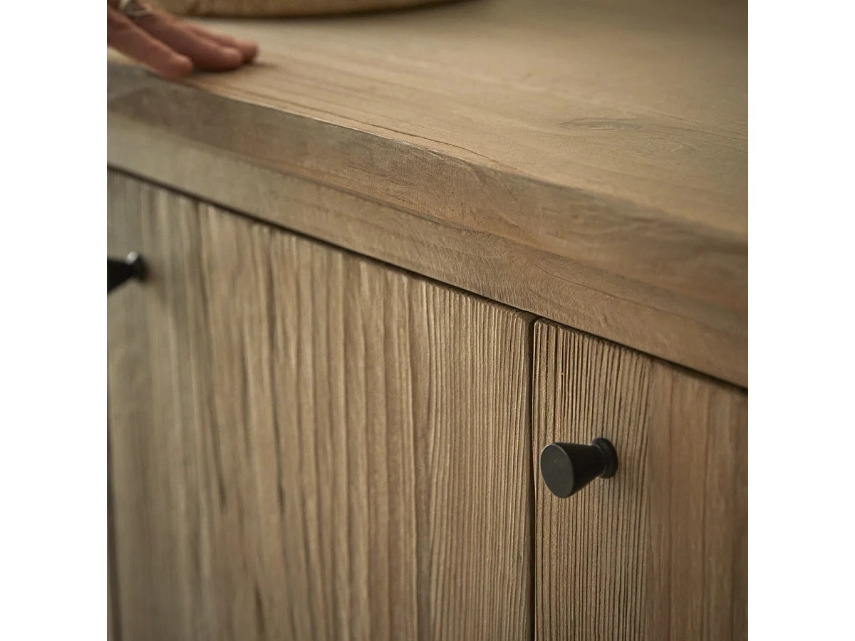Anrichte aus massiver recycelter Kiefer 150 cm - Hazel