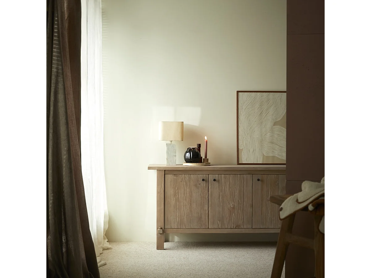 Anrichte aus massiver recycelter Kiefer 150 cm - Hazel