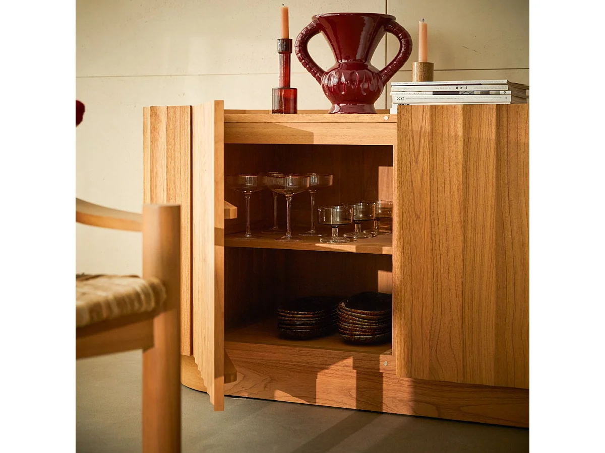 Buffet en mindi massif 150 cm Andréa