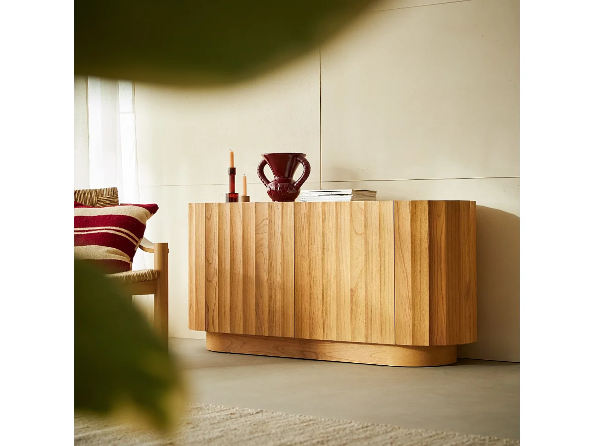 Buffet en mindi massif 150 cm Andréa