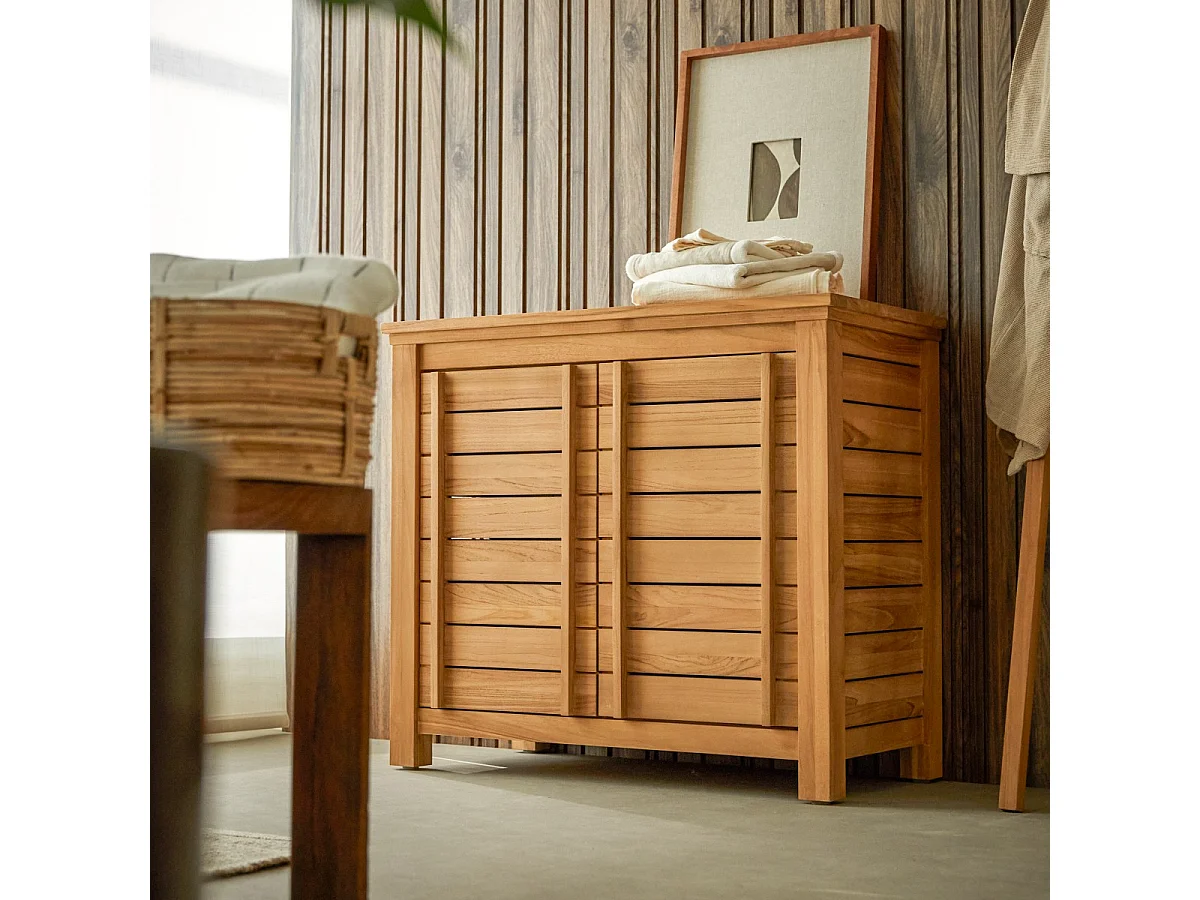 Rose – Schrank aus massivem Teak 90 cm