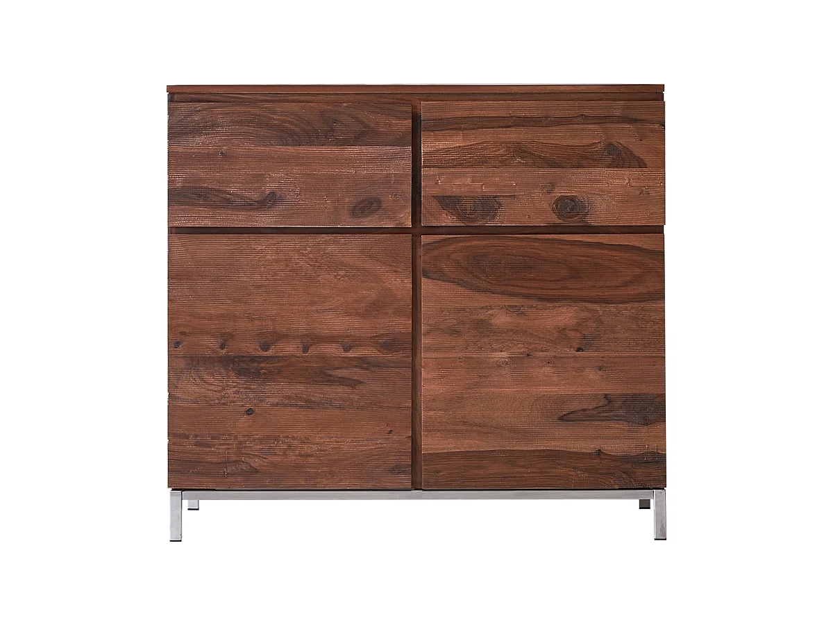 Buffet credenza bancone palissandro sheesam massello legno 100cm sala pranzo