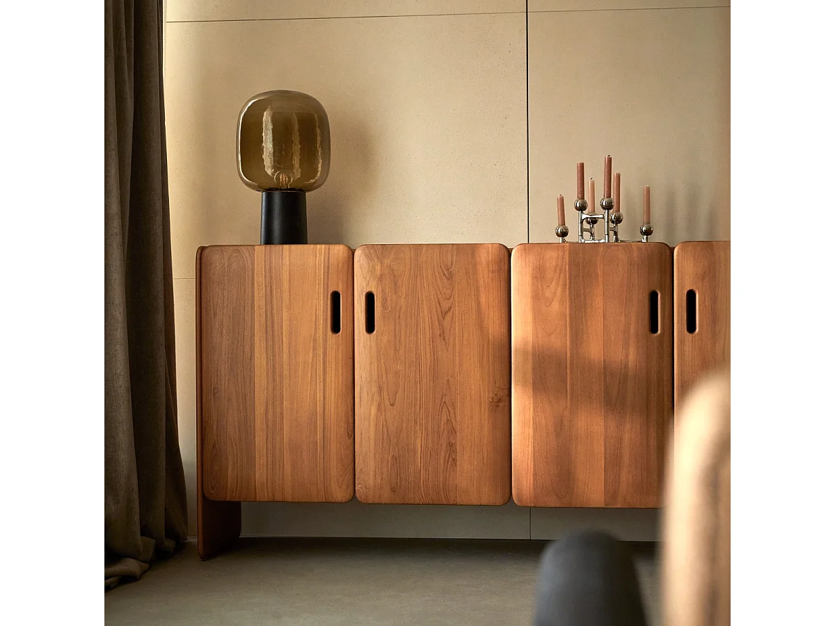 Sideboard Marco aus massivem Teakholz, 180 cm