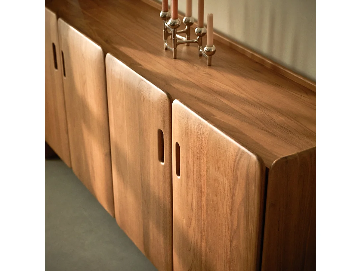 Sideboard Marco aus massivem Teakholz, 180 cm