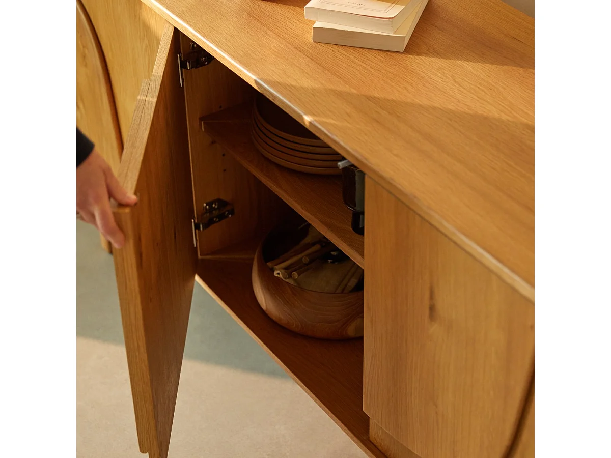 Sideboard Mattia aus Eiche, 175 cm