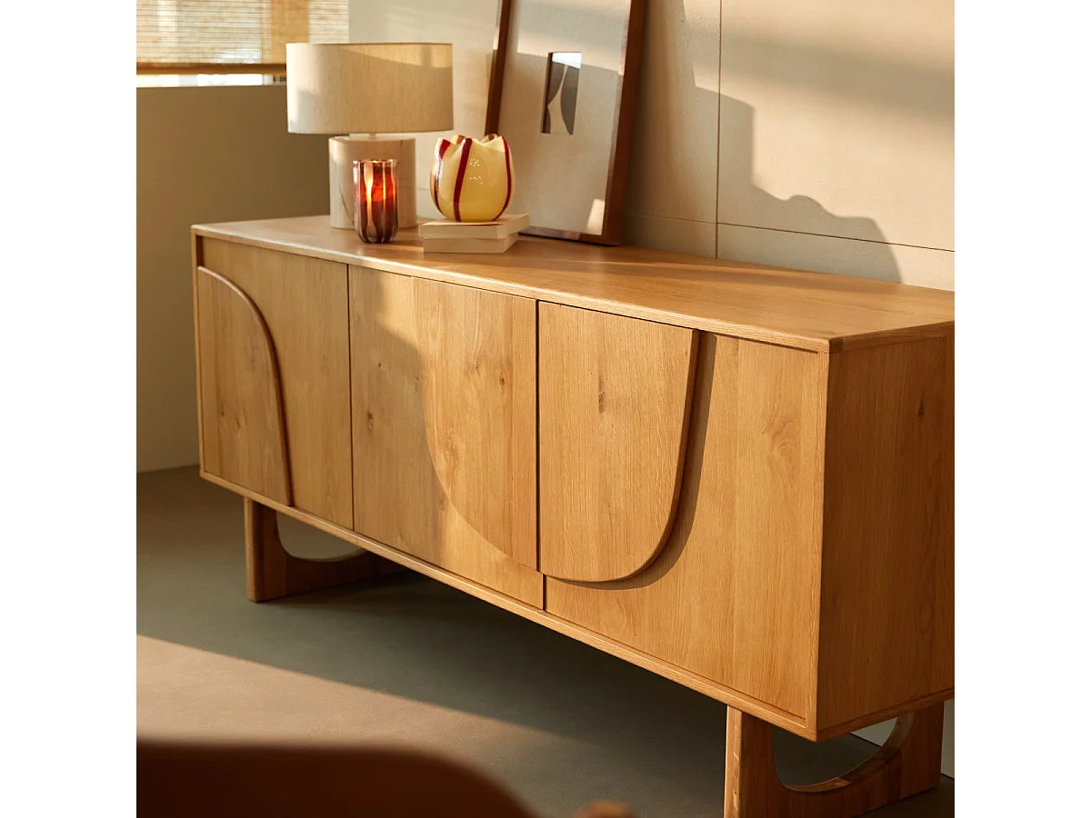 Sideboard Mattia aus Eiche, 175 cm