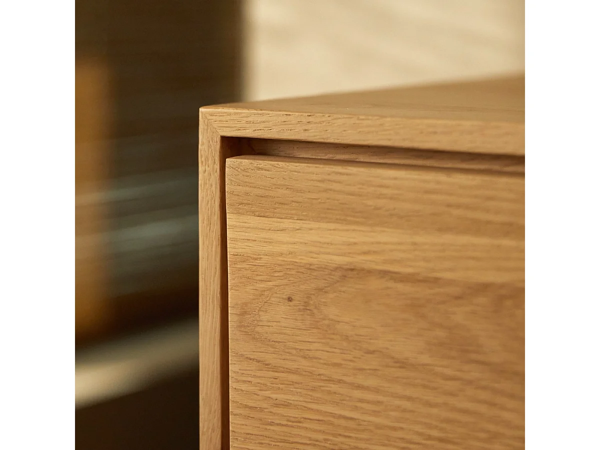Mobile per il bagno in rovere massello 80 cm Senson