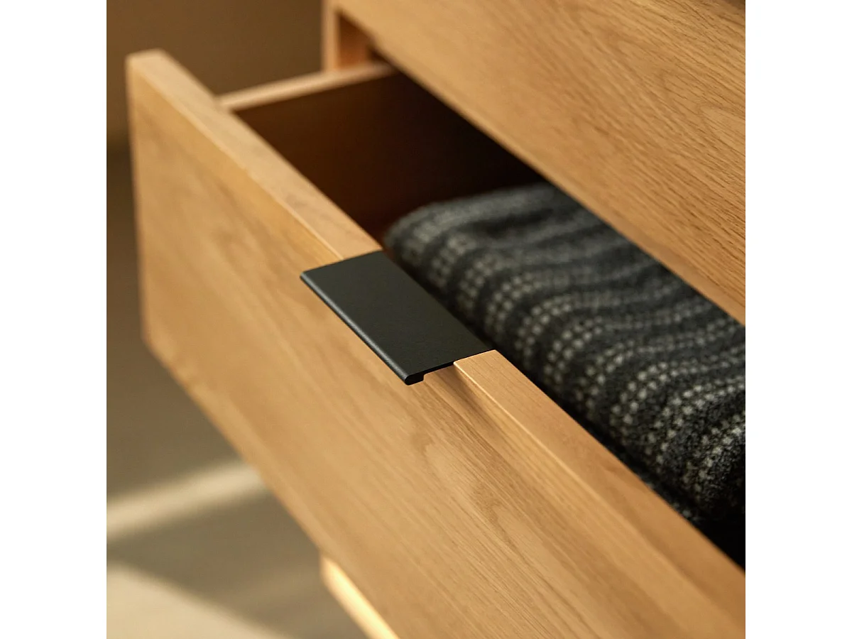 Mobile per il bagno in rovere massello 120 cm Senson