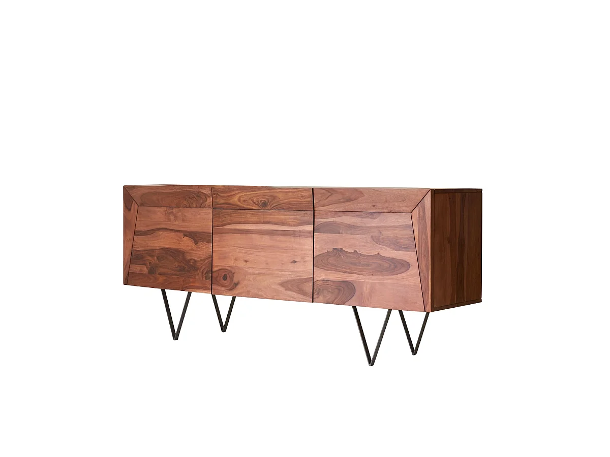 Buffet  in legno massello di palissandro Metric 175cm design Tikamoon
