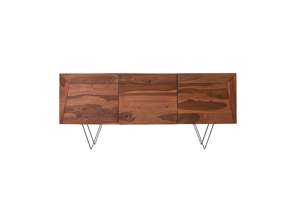 Buffet  in legno massello di palissandro Metric 175cm design Tikamoon